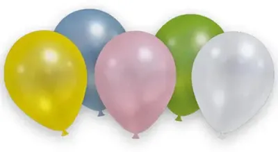 Produktbild von Farbe Metallic Pastellballon, 8 Stk