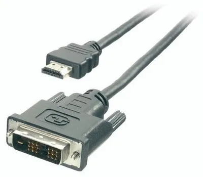 Produktbild von ViVanco™47056, 2 m, DVI-D, HDMI, Männlich, Männlich, Grau