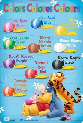 Immagine prodotto di Erik Editores Colori per l'apprendimento del poster in catalano taglia unica