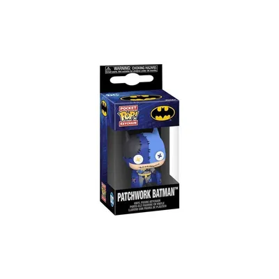 Produktbild von Patchwork Batman Schlüsselanhänger Funko Pocket POP! Keychain