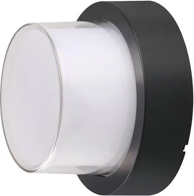 Obrázek produktu pro V-TAC 12W LED svítidlo IP65 černé kulaté VT-828 teplé 900lm