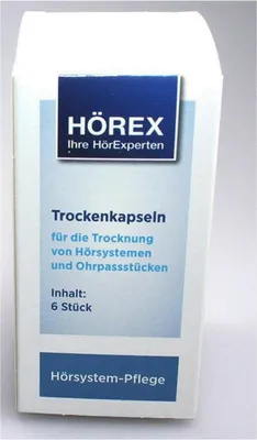 Produktbild von Trockenkapseln für HdO-Ohrstücke und Hörsysteme von Hörex