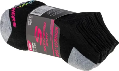 Image de Chaussettes Skechers 6PK NO Show Socks, S108264BLK