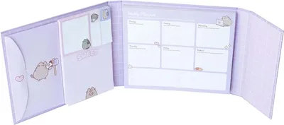 Produktbild von Pusheen - Wochenplaner mit Haftnotizen aus der Moments Kollektion (19,3 x 16,5 cm)