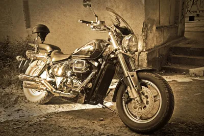 Produktbild von Papermoon VLIES Fototapete, Digitaldruck,  Vintage Motorrad. (822)