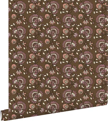 Produktbild von ESTAhome Tapete Blumenmuster Braun 50 x 900 cm