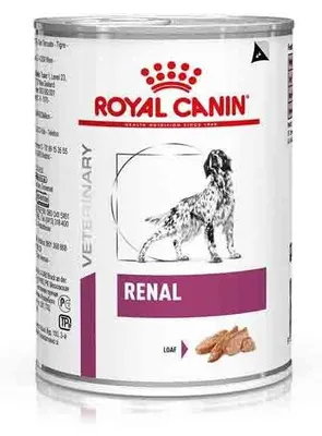 Produktbild von Hundefutter Royal Canin Veterinary Diet Renal (12 Dosen à 410g) - Für Hunde mit Nierenerkrankungen