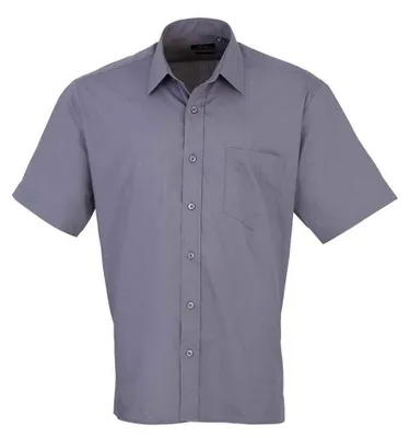 Image de Chemise Premier pour homme à manches courtes LT4512 (42,5 cm) (acier)