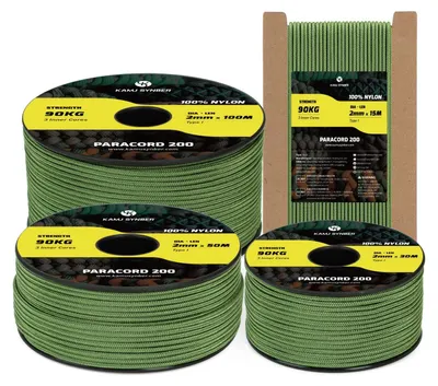 Productafbeelding van Paracord 2mm 100m Nylon Touw voor DIY en Outdoor