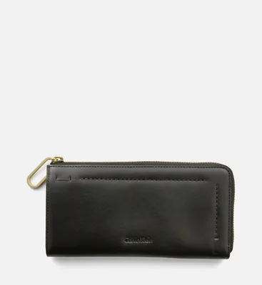 Obrázek produktu pro Peněženka Calvin Klein LARGE LEATHER ZIP-AROUND WALLET černá