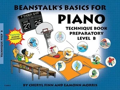 Immagine prodotto di Beanstalk's Basics for Piano - Technique Book B (Book/Online Audio)