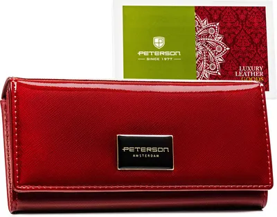 Produktbild von Damen Ledergeldbörse PTN PH22-1-SAF-1925 ROT