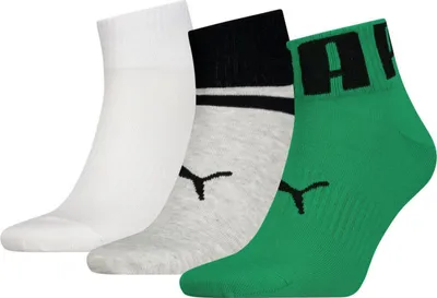 Produktbild von Puma Herren Socken Big Logo Quarter weiß