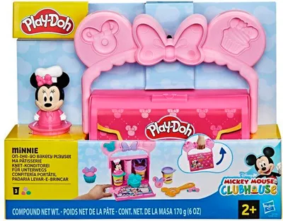 Image de Play-Doh Disney Junior Ma Pâtisserie avec Minnie Mouse, Pâte à Modeler, Loisirs Créatifs Préscolaires, Dès 2 Ans