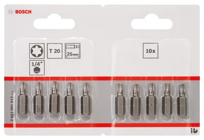 Produktbild von Schrauberbit Extra-Hart T20, 25 mm, 10er-Pack