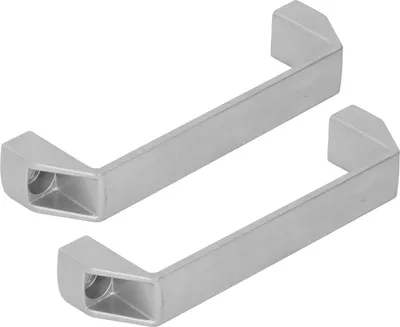 Produktbild von 2 Stück Türgriff ziehen 180mm Lochabstand Aluminiumlegierung hohe Festigkeit Schrank ziehen moderne Gate Handle Silber