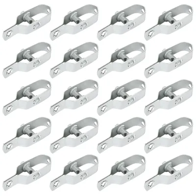 Immagine prodotto di Solidchoice - 20 pezzi di tenditori per recinzioni, acciaio zincato, 90 mm, per recinzioni e giardini