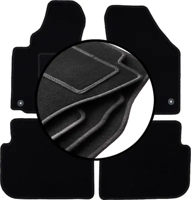 Image de Jeu complet de tapis en velours pour : Volkswagen Touran I 2FL Monospace (2010-)