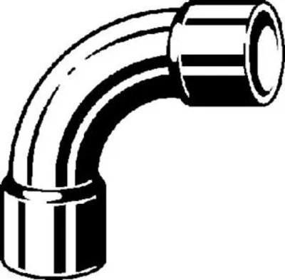 Productafbeelding van VIEGA 100148, bochten van 90 graden, type 95002A