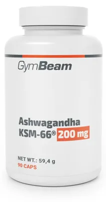 Produktbild von GymBeam - Ashwagandha KSM-66®, 90 Kapseln