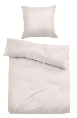 Produktbild von Tom Tailor Bettwäsche Simple Life 620600-848 white-sand Kinitterlook, Größe:135x200 cm + 80x80 cm