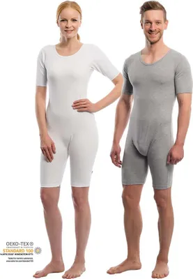 Produktbild von Suprima Pflegebody BW/Elasthan Kurzarm - Bein-RV Nr. 4697: weiß / XXL Farbe: weiß Größe: XXL
