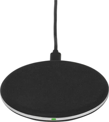 Produktbild von ViVanco™QICHARPADVV10WBK, Drinnen, USB, Kabelloses Aufladen, 1 m, Schwarz, Chrom