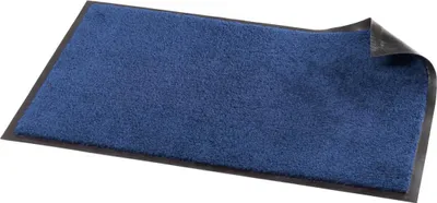 Image de Tapis de propreté "Trend" antidérapant intérieur et extérieur bleu