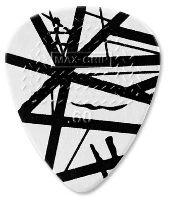 Productafbeelding van JIM DUNLOP Plectrums (plectrums), Eddie Van Halen, VHI, 6 stuks, wit