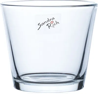 Produktbild von CONI conical pot - klar - 10x10x9cm - Glas