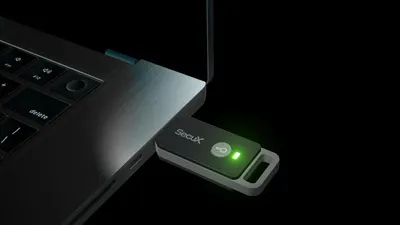 Image de SecuX PUFido Security Passkey sans mot de passe login