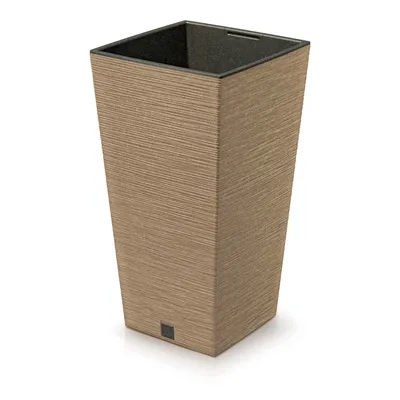 Zdjęcie produktu dla Doniczka z wkładem naturo Furu Square Eco Wood DFSH240W-4665W