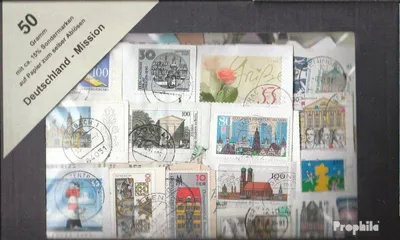 Produktbild von Briefmarken Deutschland 50 Gramm Kiloware gestempelt