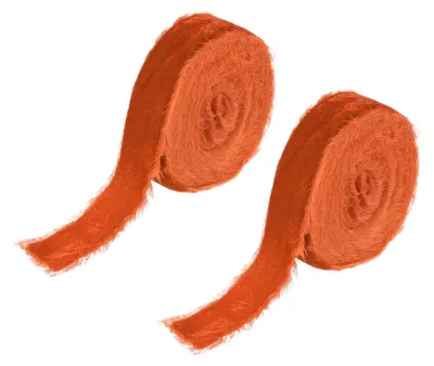 Produktbild von Satinband - 25 mm breit - für Bastelarbeiten und Geschenkverpackungen - 2 Stück à 2,74 m - Orange