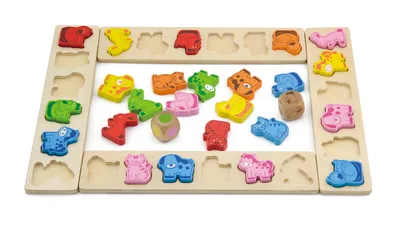 Immagine prodotto di Gioco in legno Viga Animali inseribili