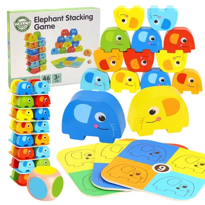 Produktbild von WOOPIE GREEN „Elefant auf dem Elefanten“ Geschicklichkeitsspiel