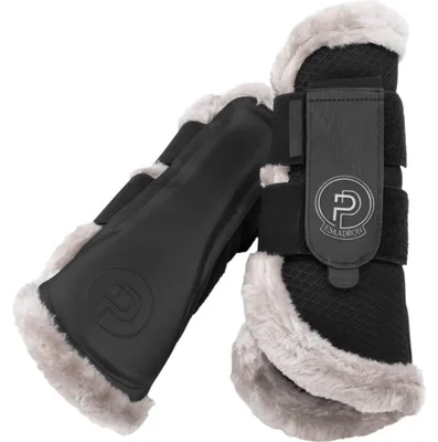 Produktbild von Eskadron Gamaschen Mesh Faux Fur black Platinum 2025, Größe:S