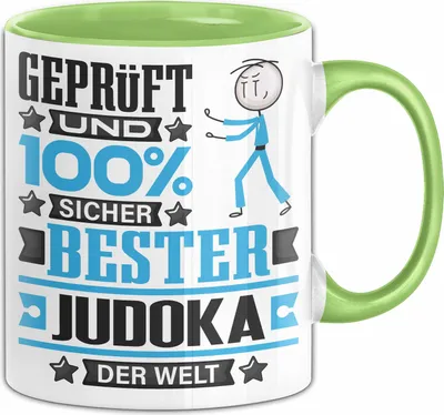 Produktbild von Judoka Geschenk Lustiger Spruch für Judoka Geschenkidee Bester Judoka Der Welt (Grün)