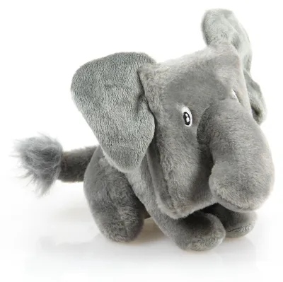 Produktbild von SwissPet Quadra Plüsch Elefant - Hundespielzeug mit Quietscher