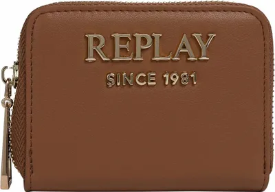 Produktbild von REPLAY Geldbörse Zip Around Wallet Caramel Cafe braun