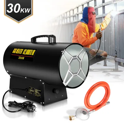 Produktbild von Jopassy Gasheizgebläse Heizgerät 30kW Gasheizer Heizkanone Gasofen Bauheizer für 450㎡ Werkstätten, Straßenbrücken, Eisenbahnflughäfen Maschinenwartung
