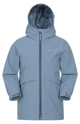 Produktbild von Mountain Warehouse - "April" Jacke, wasserfest für Kinder MW5327 (128) (Blau)