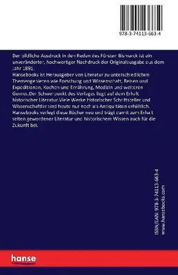 Produktbild von Der bildliche Ausdruck in den Reden des Fürsten Bismarck