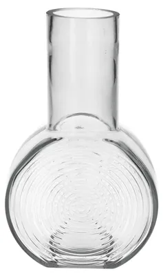 Produktbild von Bellatio Design Blumenvase - klar - transparentes Glas - 6 x 23 cm - Vase