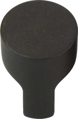 Produktbild von Natural Goods Berlin Möbelgriff KNOPF, Möbelknopf, Schrankgriff, Knauf für Schublade und Tür, Schwarz, 1 Stück