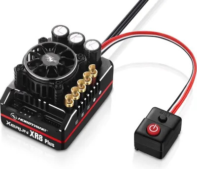 Zdjęcie produktu dla Hobbywing Xerun XR8 Plus G2S Kontroler bezszczotkowy 200A, 2-6s LiPo / HW30113304