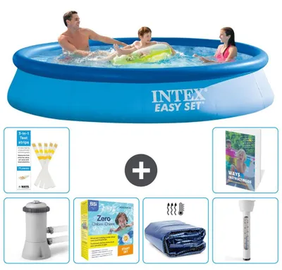 Immagine prodotto di Piscina Easy Set rotonda - 366x76 cm - 7 pezzi  S184