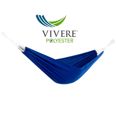 Produktbild von Doppelhängematte Hängematte brasilian Style Polyester Vivere BZPOLY RoyalBlue