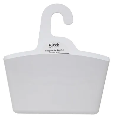 Produktbild von 5Five Flaschenhalter/Shampoohalter fur das Badezimmer - weis