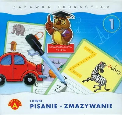 Zdjęcie produktu dla Literki Pisanie Zmazywanie 1 07398